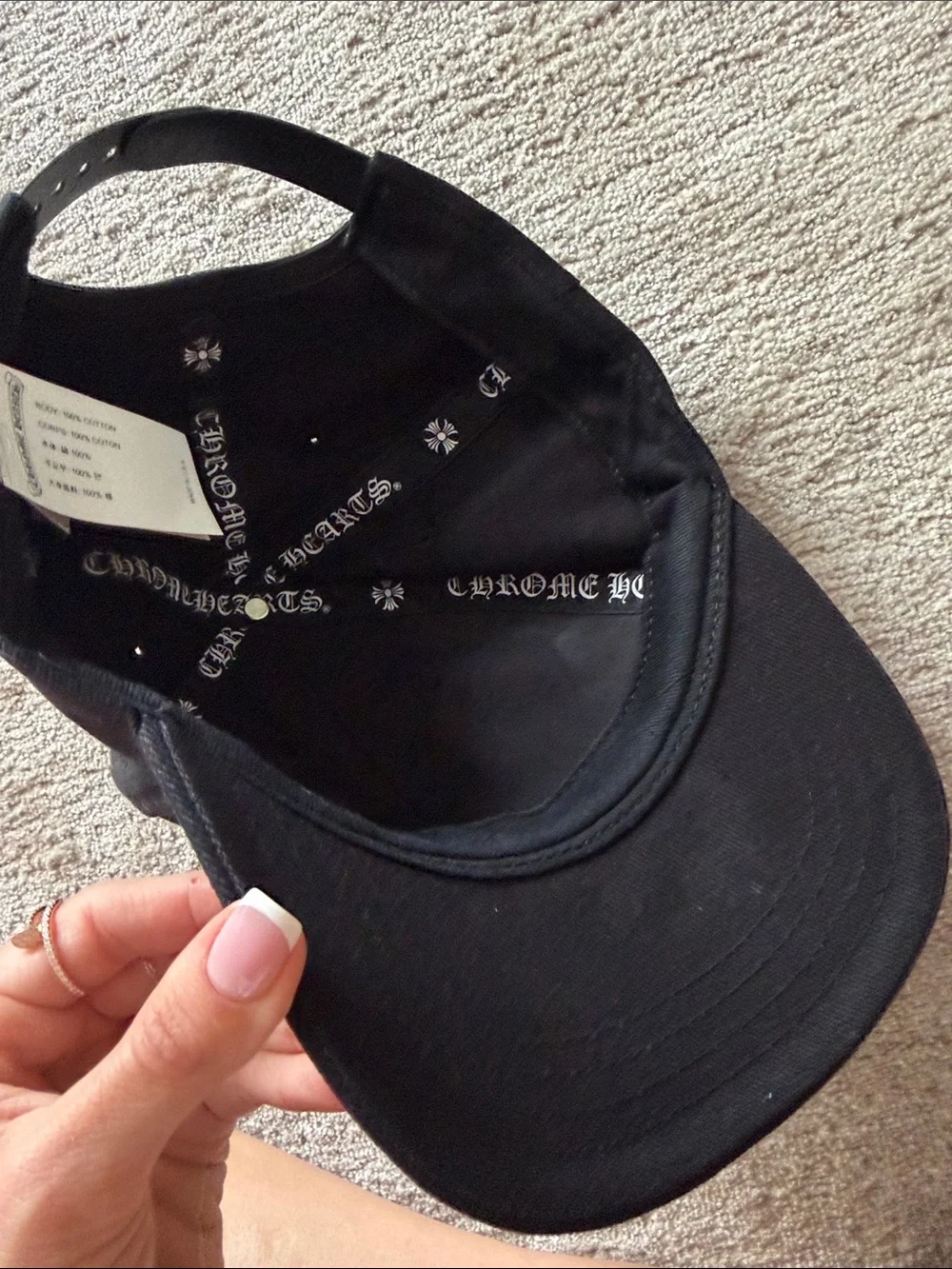 Chrome Hearts RS3 Baseball Hat Black